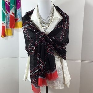 Vera Bradley rayon wide scarf wrap